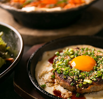 月見ハンバーグ